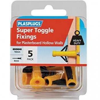 Plasplugs Super Toggle Fixings (5 Pack)