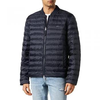 Gant Leichte Steppjacke mit Logo-Print, Größe XXL