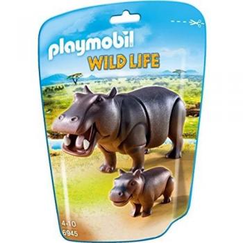Hippopotame Maman et Bébé Playmobil