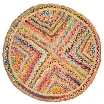 Tappeto Marrone 90x90 cm Rotondo Signes Grimalt