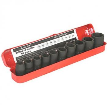 Pack 10 douilles ½ – Lacme Pro & Ind