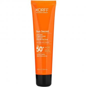 Korff Sun Secret Latte Solare Protettivo Antietà SPF 50+ 100ml