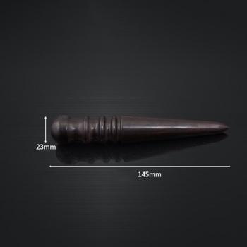Outil de Sculpteur en Cuir à Manche en Santal Violet