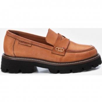 Mocasines de piel camel para mujer Carmela