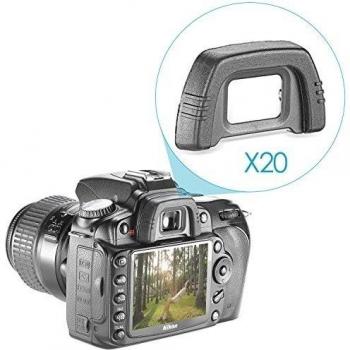 Paquete de 4 Gomas DK-21 Neewer Para Nikon D7000 D300 D300s D90 D80 D200