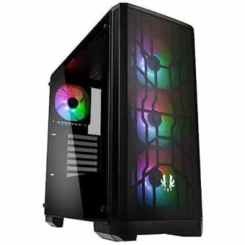 Caja ATX Bitfenix Nova Mesh TG 4ARGB Negra con Fuente de Alimentación 850W