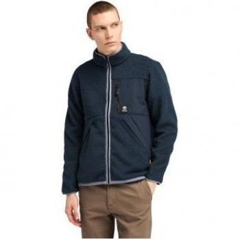 Timberland Dark Sapphire Sherpa Fleece Jacket for Men
