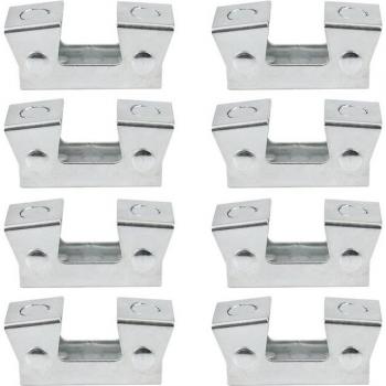 Adjustable Silver V-Shaped Clamping Hooks for Welding – 8 Pieces