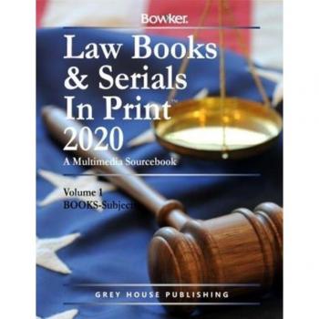 Law Books Serials In Print 3 Volume Set 2020