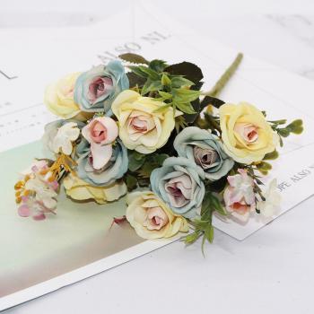 Rosas de Seda para Jarrón y Maceta