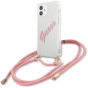 Funda Protectora Guess Rosa para iPhone 12 Mini 5.4