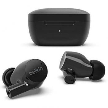 Belkin Auricolari True Wireless SoundForm Rise, Bluetooth 5.2, Ricarica Wireless, Resistenza Contro Acqua e Sudore
