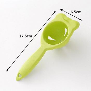 Wheat Straw Yolk Divider Bear Design