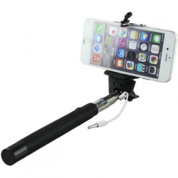 Bâton selfie universel noir pour iPhone et Samsung