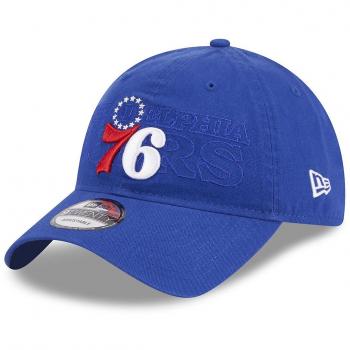 New Era 76ers Curved Visor Cap