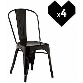 Chaises Style Industriel LIX Noir