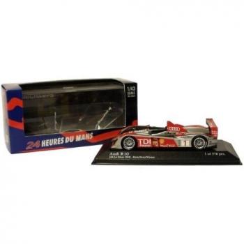 Audi R10 Biela / Pirro / Werner 24h Le Mans 2008 Modellino Minichamps 1:43