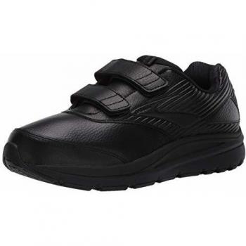 Brooks Women’s Walking Shoe: Addiction Walker V‑Strap 2, Black, 7.5 D