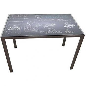 Mesa de Acero Plata CICA Bakery Dahl B1 de Suarez (60x105x75 cm)