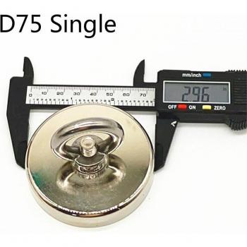 Super Power Neodymium Magnet with 2 Eyebolts and Magnetic Holder