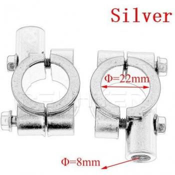 2PCS Motorcycle Mirror Mount Bracket