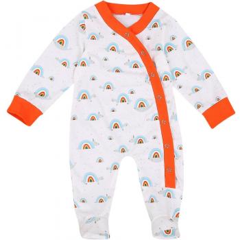Spring Autumn Baby Rainbow Coverall