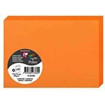 Paquet de cartes pliées Pollen 111x158mm, 210 g, 25 unités