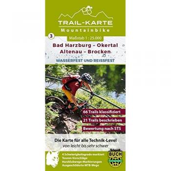 MTB Trail-Karte Harz: Bad Harzburg – Okertal – Altenau – Brocken: Nr. 3 | Wasser