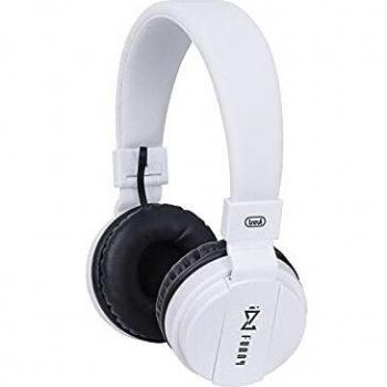 Bluetooth Wireless Trevi DJ 1230 Cuffie Bianco