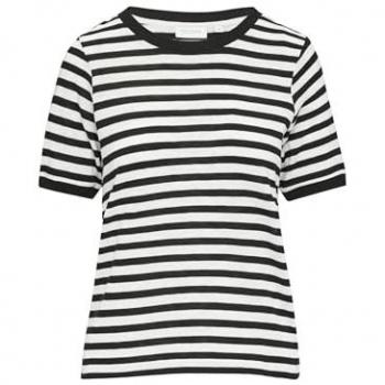 COMMA IDENTITY T-Shirt Schwarz für Damen Größe 44