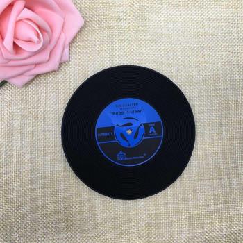 Décoration Table Disque Retro