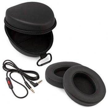 Black Beats Studio 2.0 Replacement Cable Pack with Travel Case & Ear Cushions – Reytid