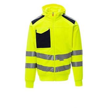 PAYPER Warnjacke Leader mit Kapuze in Gelb