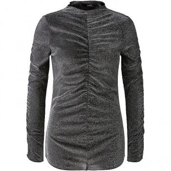 OUÍ Damen Rollkragen-Silbershirt 42 cm