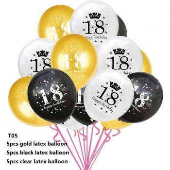 18th Birthday Celebration Balloon Bundle