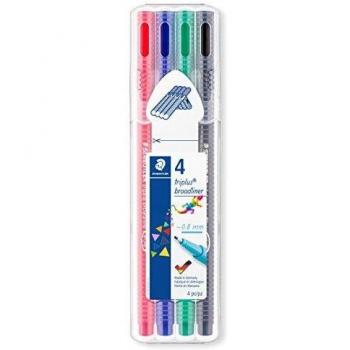 Staedtler 338 Triplus Fineliner 0.8mm Assorted Colors