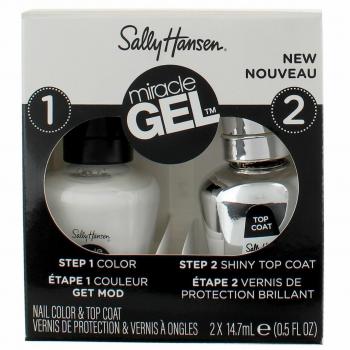 Sally Hansen Miracle Gel Duo Pack Top Coat + Smalto Colore 900 Get Mod