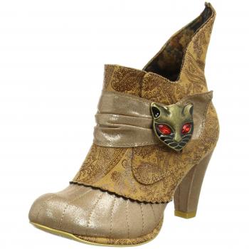 Irregular Choice Miaow Stivaletti Donna Beige (Beige Multi)