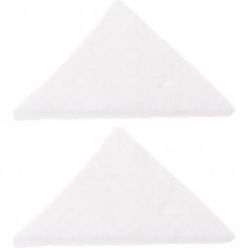 2pcs Magnetic Triangle Sponge for Window Glass Cleaning Brush