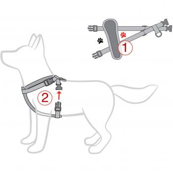 Ezydog L Chest Plate Tactical Dog Harness