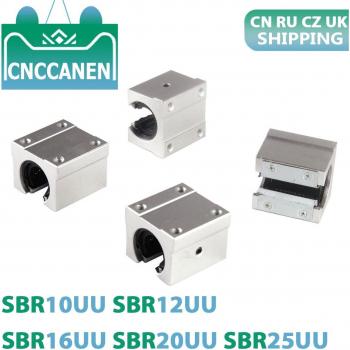4er Set SBR Linearführungen 10UU bis 25UU