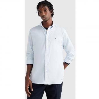 Tommy Hilfiger Hemd Oxford MW0MW25037 Himmelblau Regular Fit S male