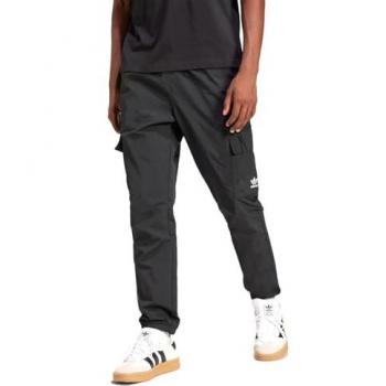 Pantaloni adidas Originals neri con logo Trefoil