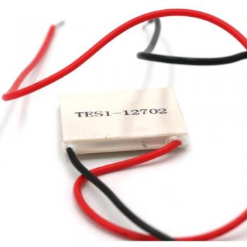 Disipador Peltier TES1-12702, placa de refrigeración 30x30mm, 12V 2A