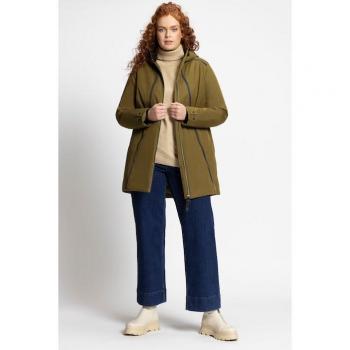 Giacca donna HYPRAR impermeabile con cappuccio marrone 48/50 poliestere