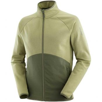 Chaqueta Forro Polar Salomon Essential Warm Verde