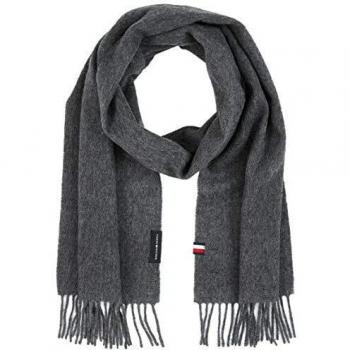 Tommy Hilfiger Herren Uptown Winter Schal, Wollmaterial, Faded Indigo, Einheitsgröße
