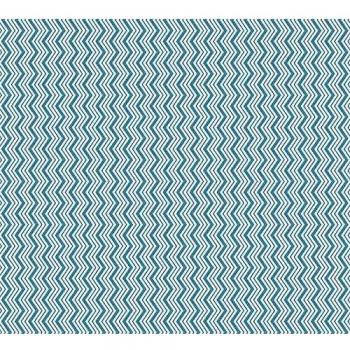 Esprit Vliestapete – 10,05 m × 0,53 m, PVC‑frei, blau/weiß metallic
