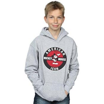 Vintage Mickey Mouse American Icon Hoodie for Kids