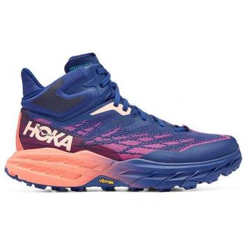 Hoka Women's Speedgoat 5 Mid GTX Shoes, Bellwether Blue/Camellia, Size UK 5.5
